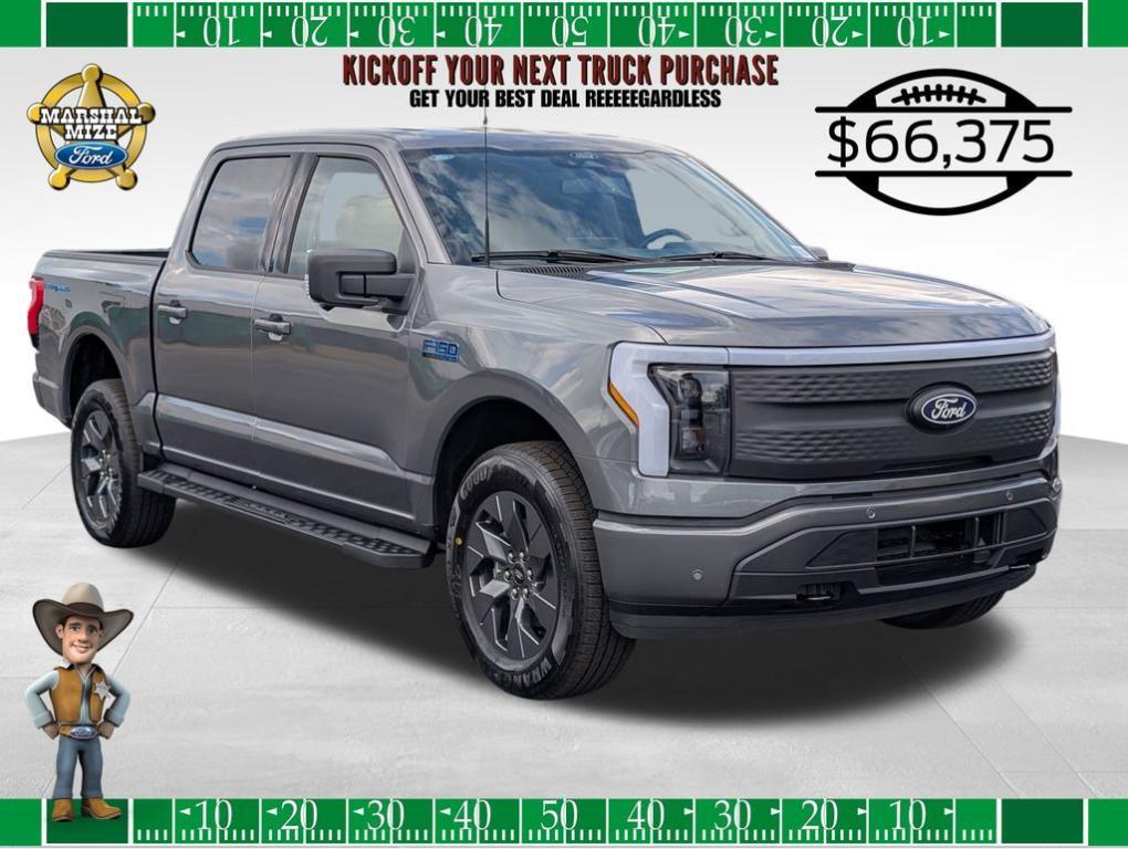 new 2025 Ford F-150 Lightning car, priced at $66,375