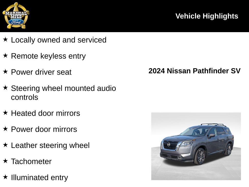 used 2024 Nissan Pathfinder car, priced at $28,539