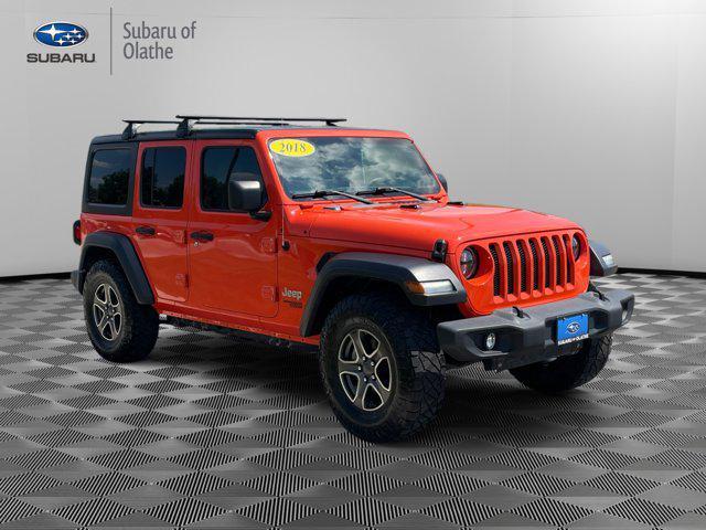 used 2018 Jeep Wrangler Unlimited car, priced at $24,157