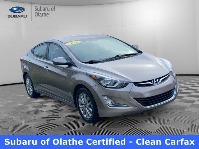 used 2016 Hyundai Elantra car, priced at $12,000