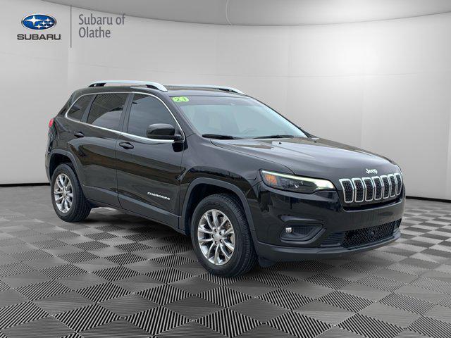 used 2021 Jeep Cherokee car, priced at $17,000