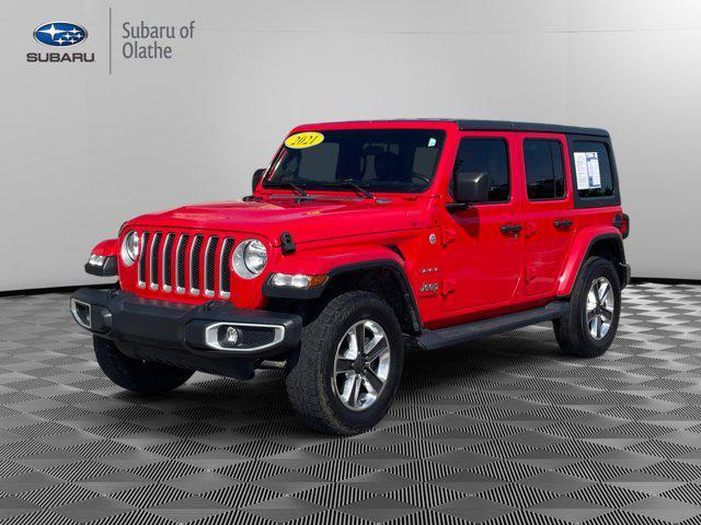 used 2021 Jeep Wrangler Unlimited car, priced at $29,500