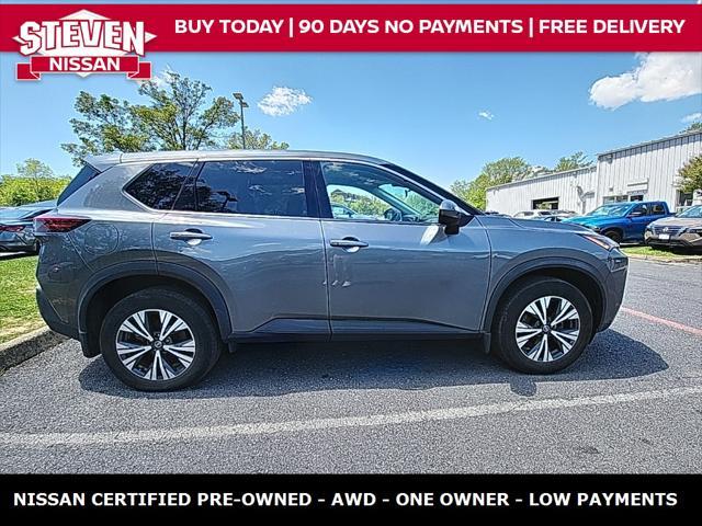 used 2021 Nissan Rogue car, priced at $25,136