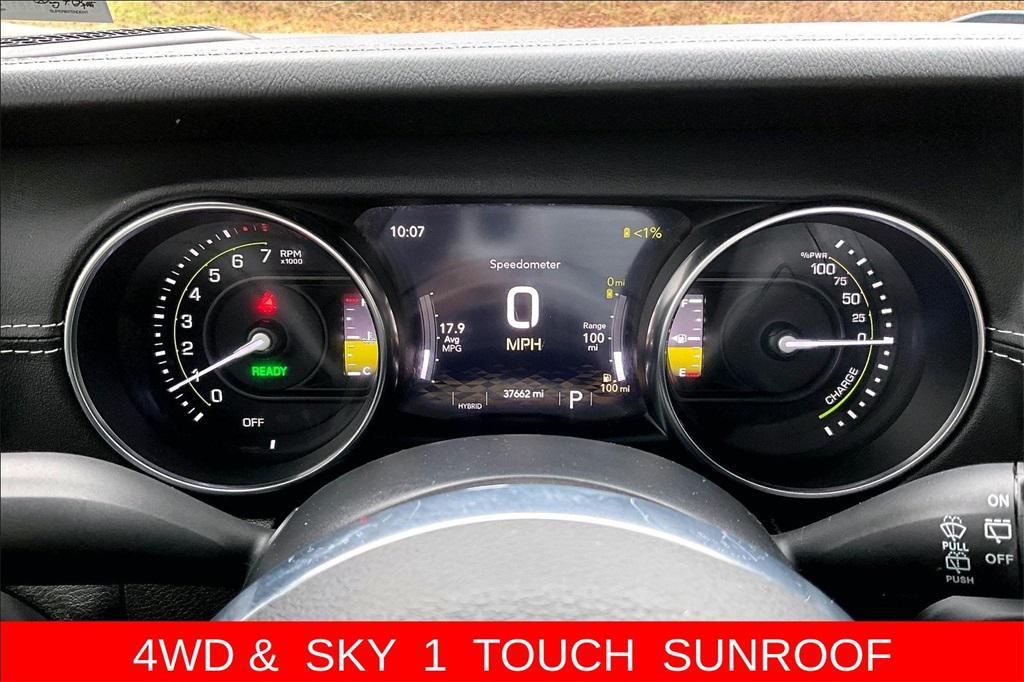 used 2022 Jeep Wrangler Unlimited 4xe car, priced at $29,999