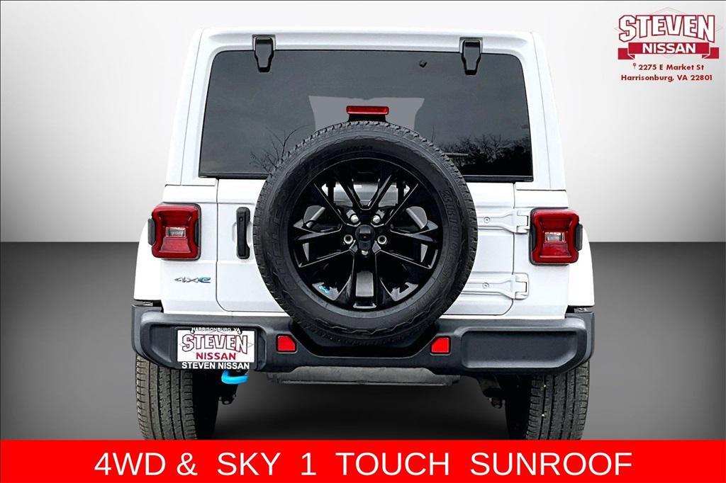 used 2022 Jeep Wrangler Unlimited 4xe car, priced at $29,999