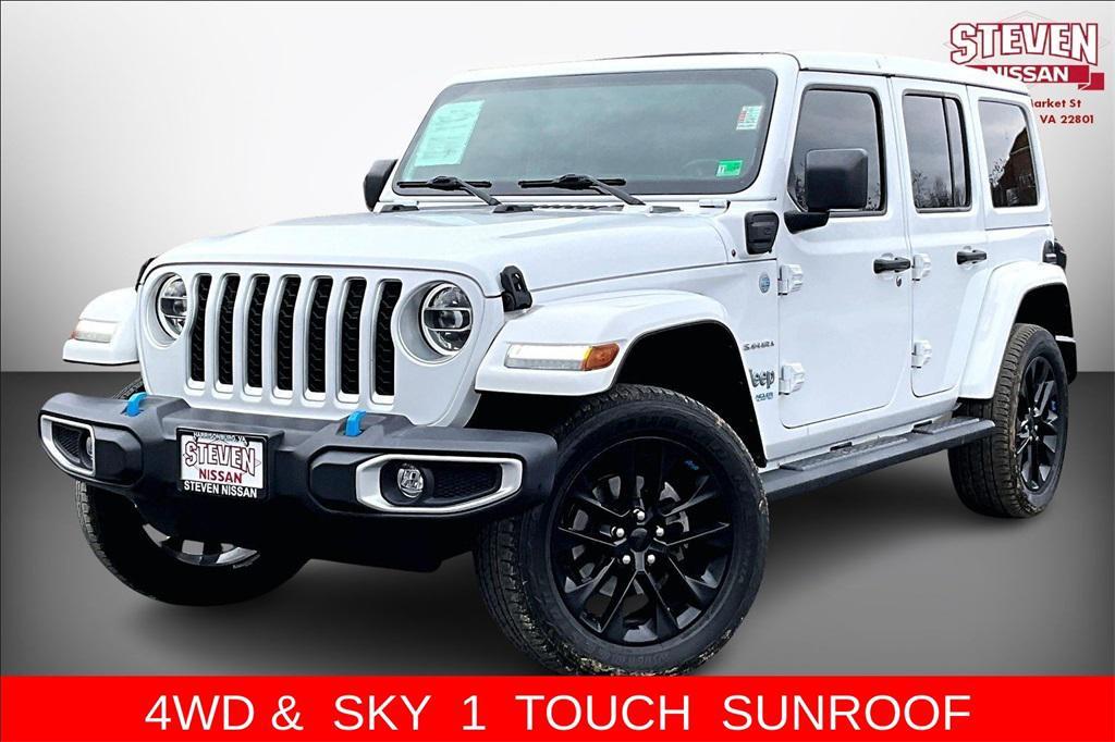 used 2022 Jeep Wrangler Unlimited 4xe car, priced at $29,999