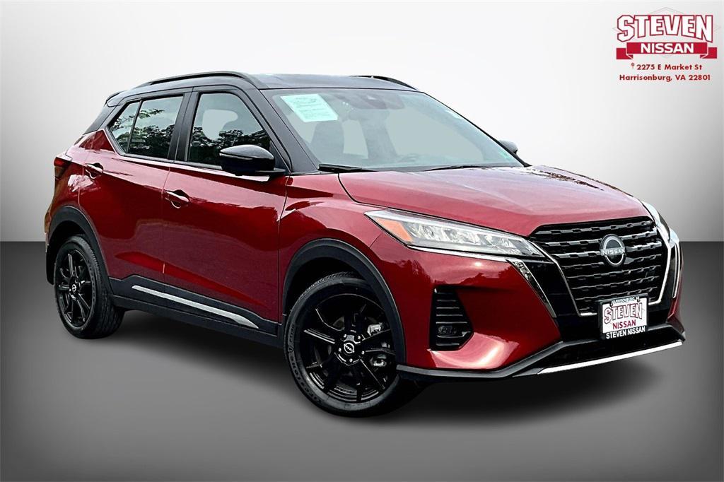 used 2024 Nissan Kicks car, priced at $18,929