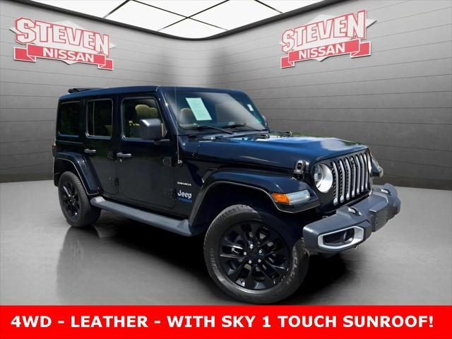 used 2021 Jeep Wrangler Unlimited 4xe car, priced at $27,249