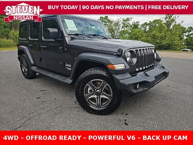 used 2019 Jeep Wrangler Unlimited car, priced at $28,519