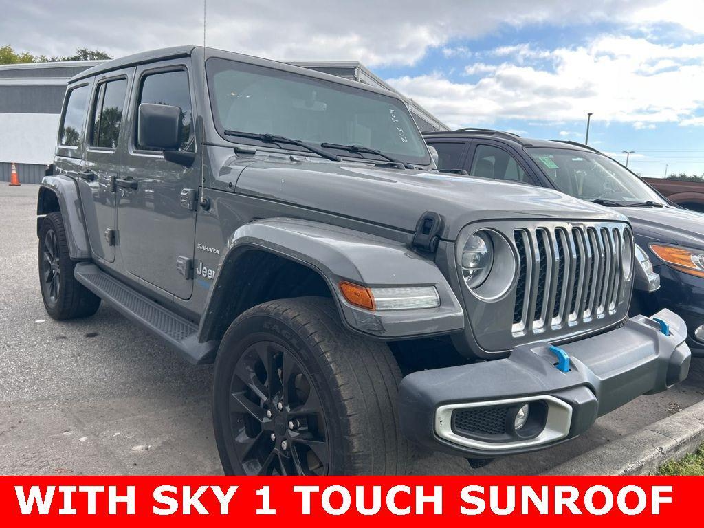 used 2022 Jeep Wrangler Unlimited 4xe car, priced at $27,549