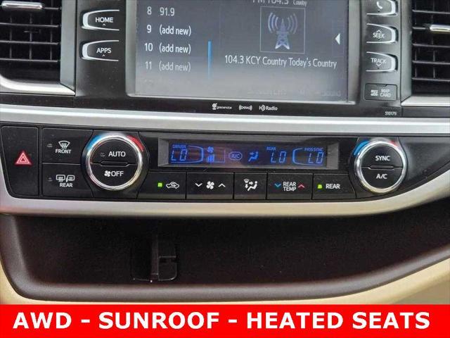 used 2018 Toyota Highlander car, priced at $24,693