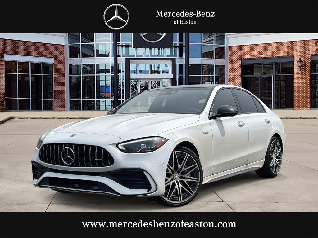 used 2023 Mercedes-Benz AMG C 43 car, priced at $54,150