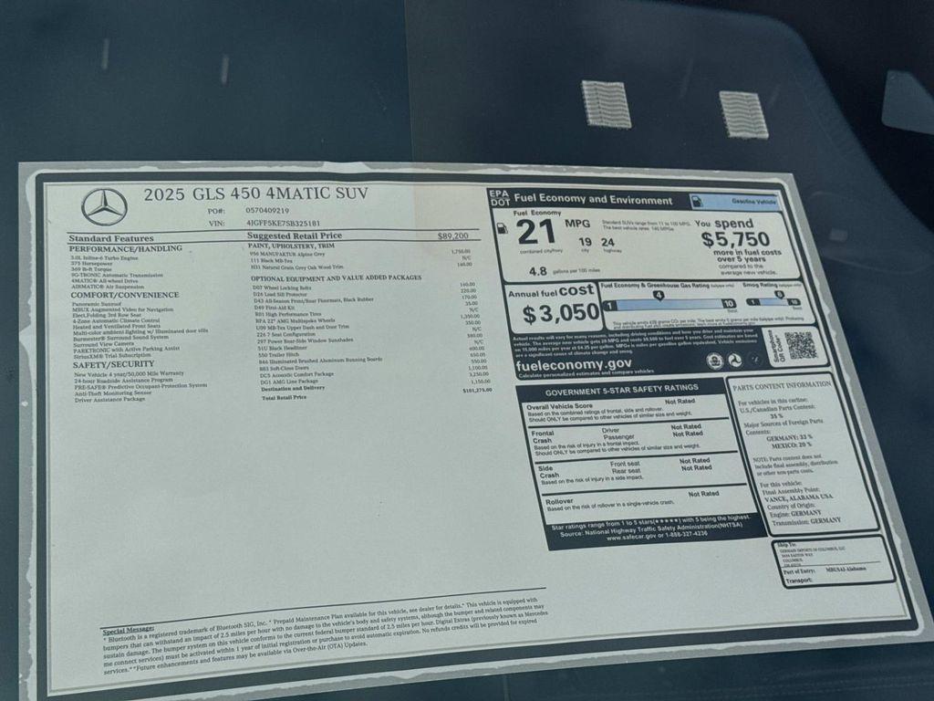 new 2025 Mercedes-Benz GLS 450 car