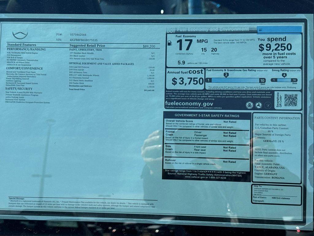 new 2025 Mercedes-Benz GLE 580 car, priced at $93,465