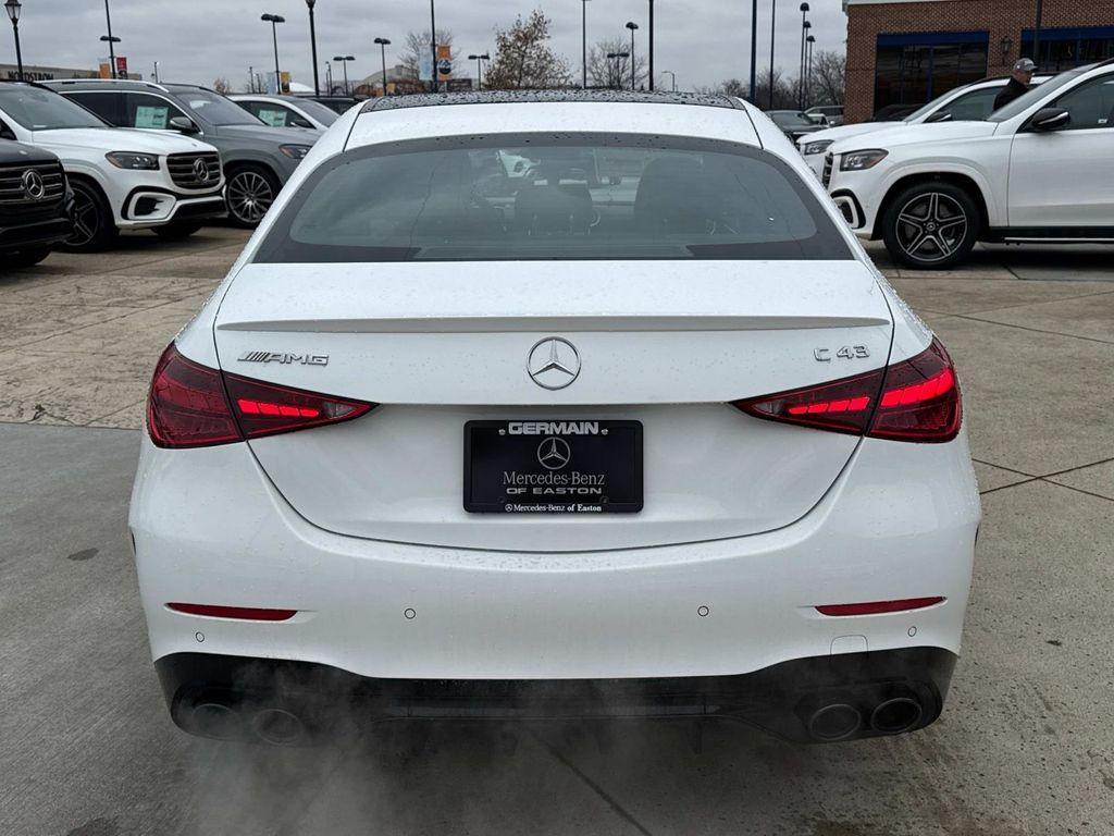 new 2025 Mercedes-Benz AMG C 43 car, priced at $75,920