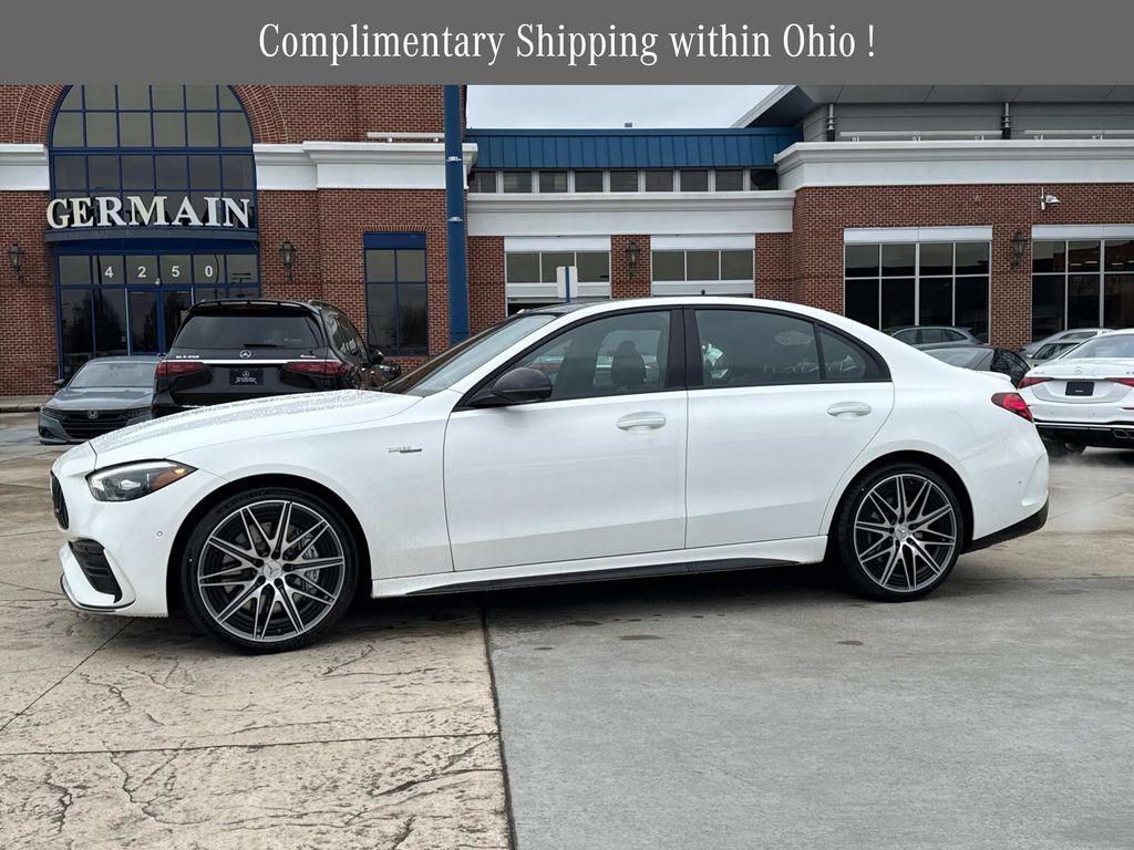 new 2025 Mercedes-Benz AMG C 43 car, priced at $75,920