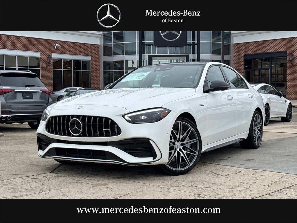 new 2025 Mercedes-Benz AMG C 43 car, priced at $75,920