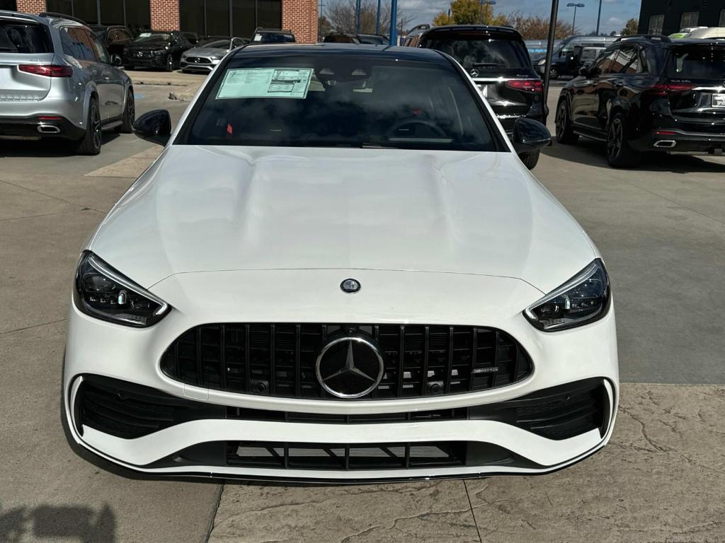 new 2025 Mercedes-Benz AMG C 43 car, priced at $74,620