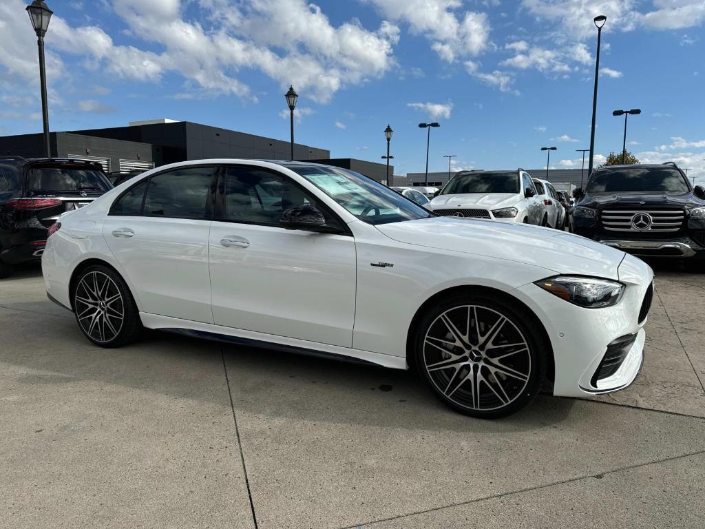 new 2025 Mercedes-Benz AMG C 43 car, priced at $74,620