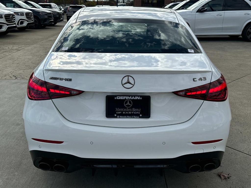 new 2025 Mercedes-Benz AMG C 43 car, priced at $74,620