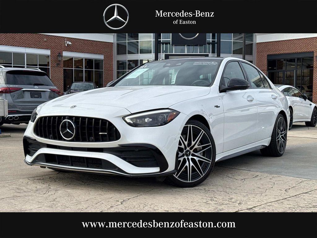 used 2023 Mercedes-Benz AMG C 43 car, priced at $50,636