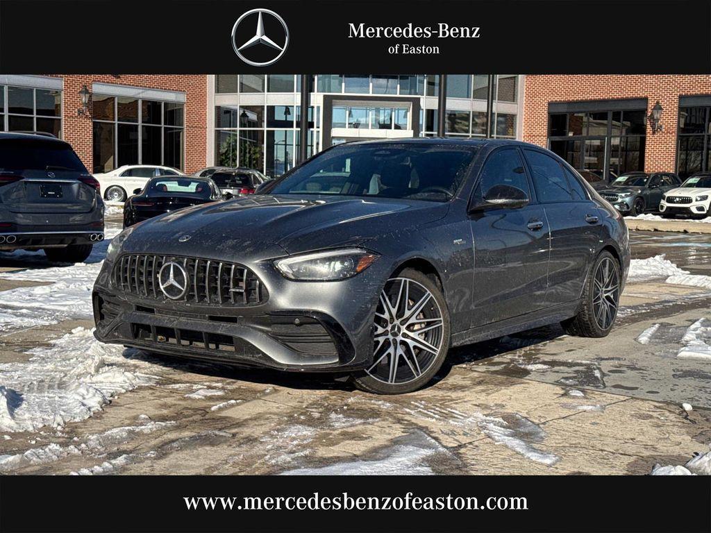 used 2023 Mercedes-Benz AMG C 43 car, priced at $51,641