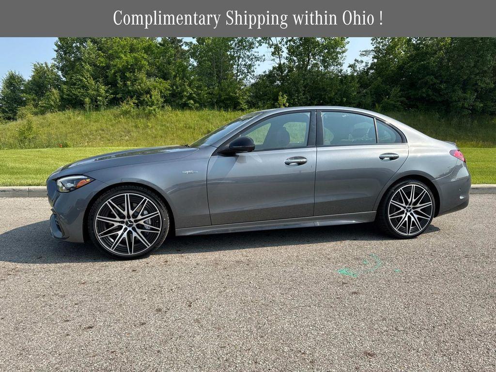 new 2025 Mercedes-Benz AMG C 43 car, priced at $76,575