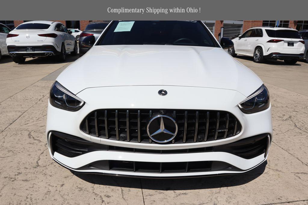 used 2023 Mercedes-Benz AMG C 43 car, priced at $58,474