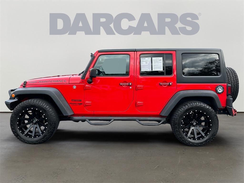 used 2018 Jeep Wrangler JK Unlimited car, priced at $22,000