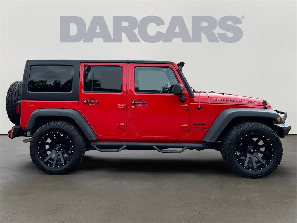 used 2018 Jeep Wrangler JK Unlimited car, priced at $22,000