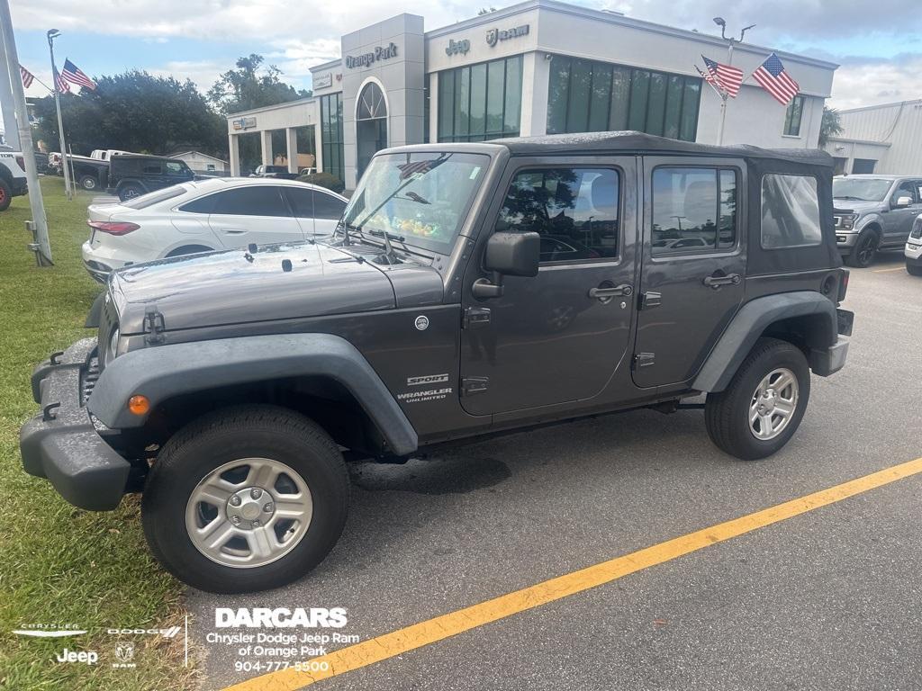 used 2017 Jeep Wrangler Unlimited car, priced at $20,144