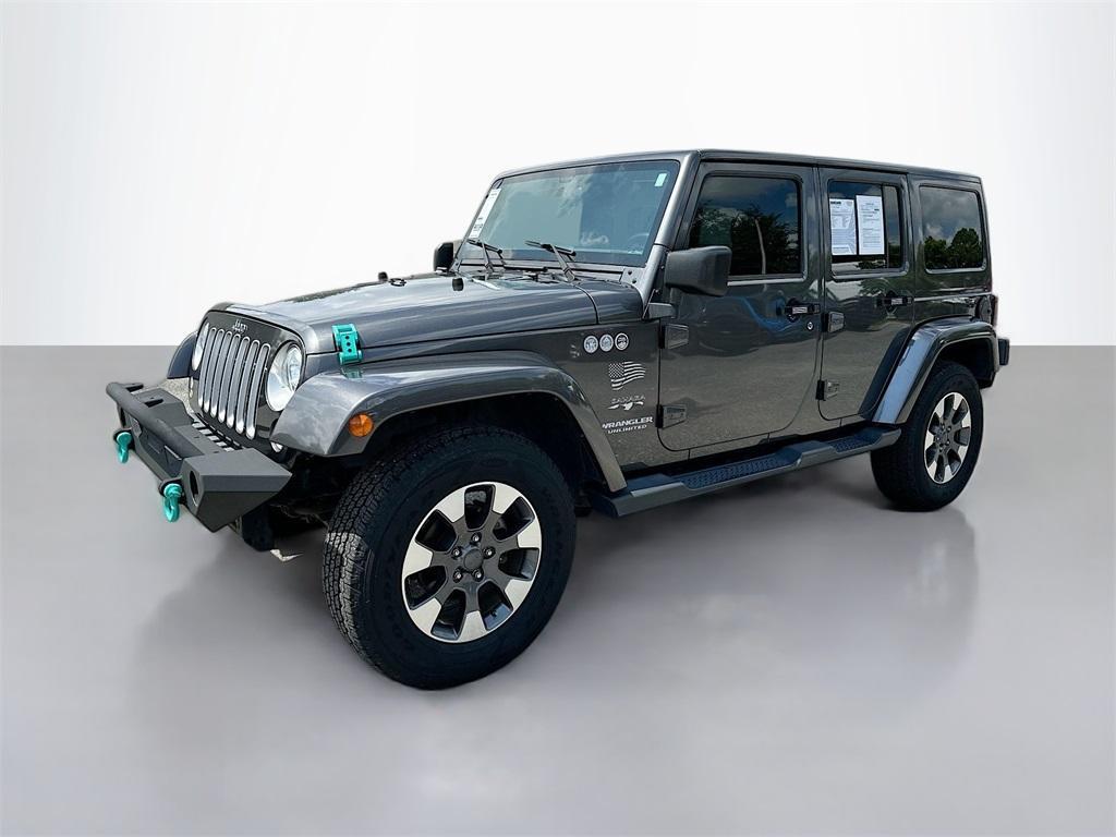 used 2017 Jeep Wrangler Unlimited car, priced at $18,600