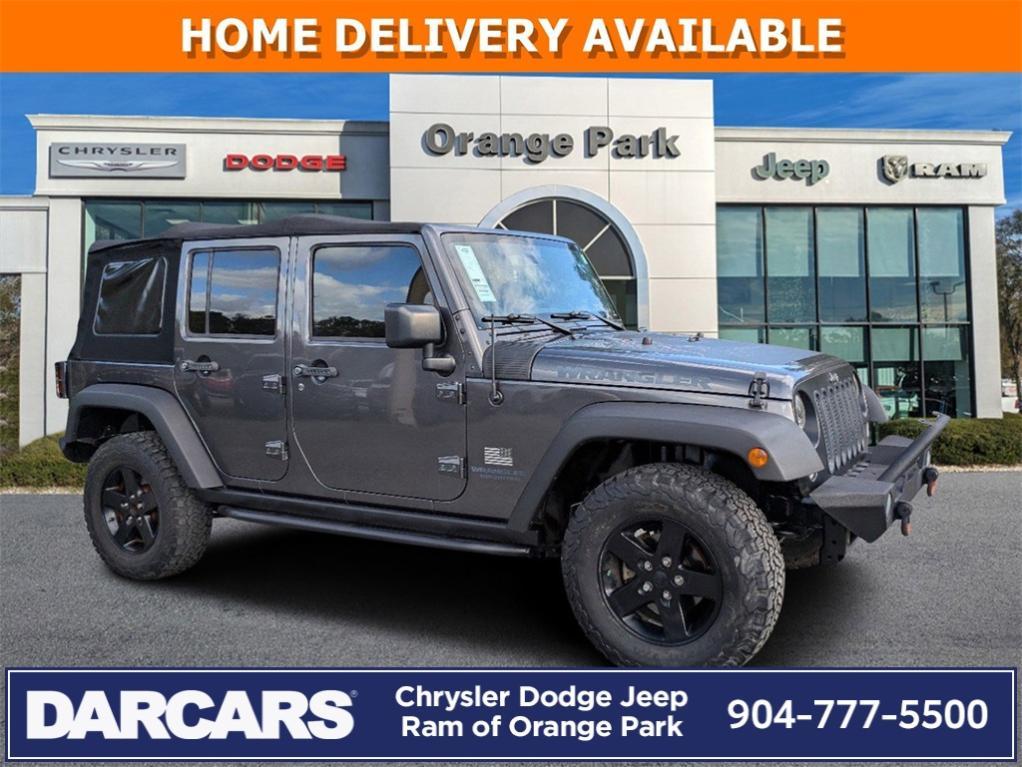 used 2017 Jeep Wrangler Unlimited car, priced at $20,421