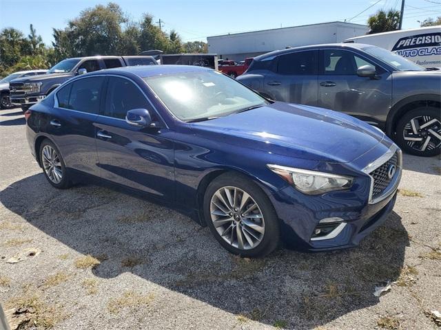 used 2022 INFINITI Q50 car, priced at $28,500