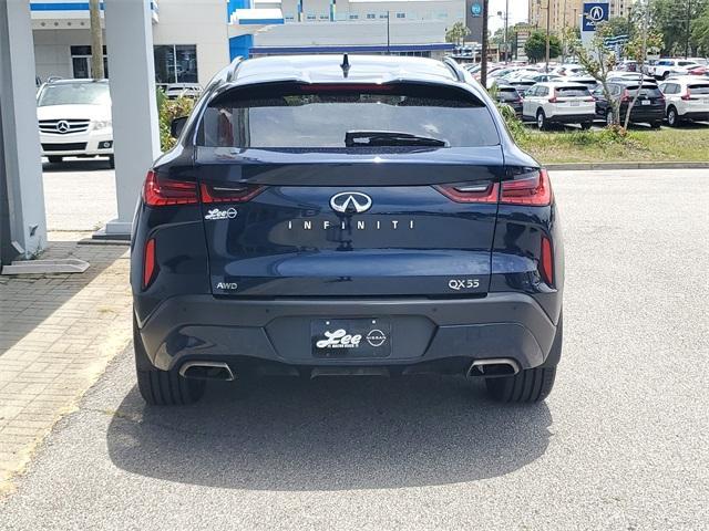 used 2023 INFINITI QX55 car, priced at $35,600