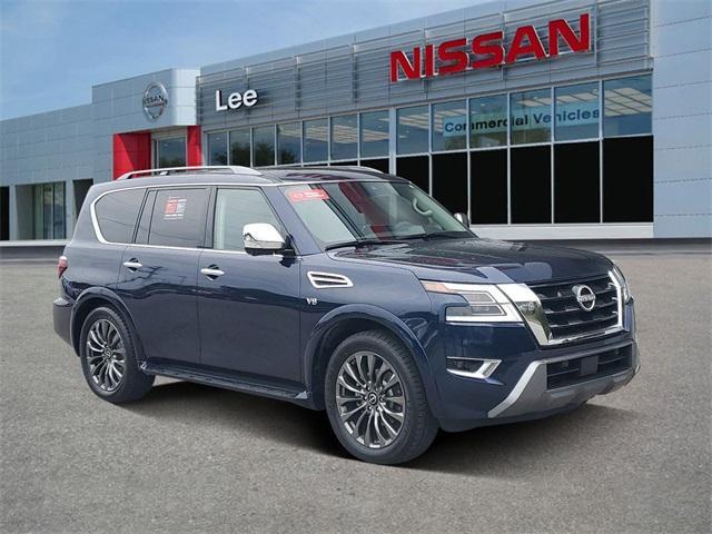 used 2021 Nissan Armada car, priced at $37,700