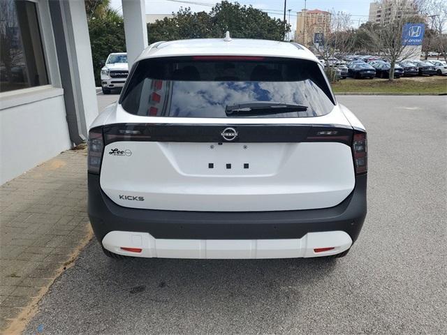 new 2025 Nissan Kicks car, priced at $24,398