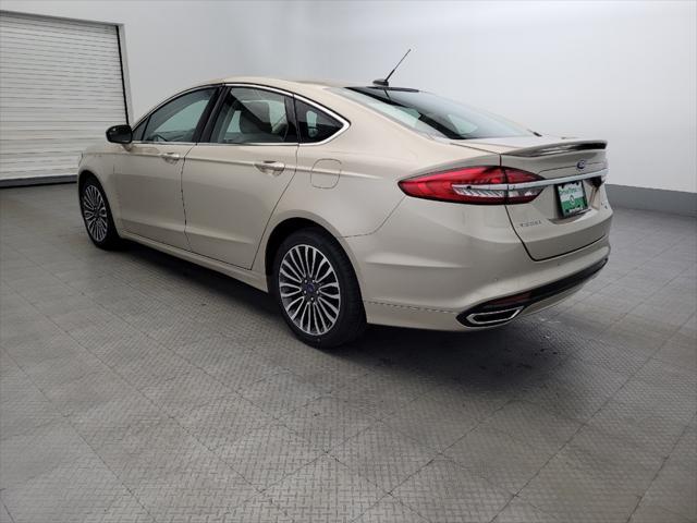 used 2018 Ford Fusion car, priced at $15,595