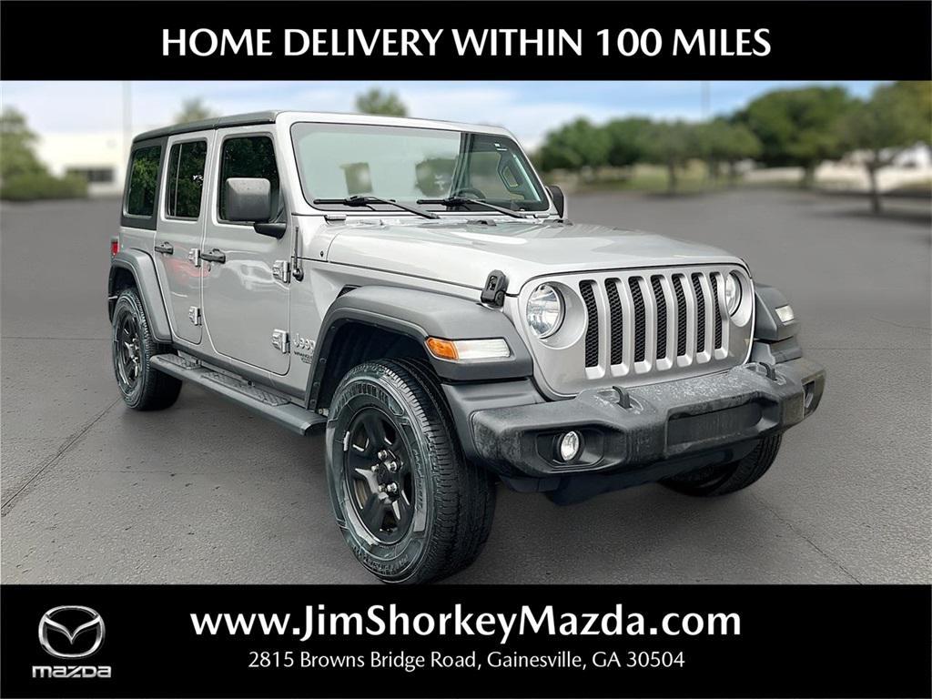 used 2020 Jeep Wrangler Unlimited car, priced at $24,591