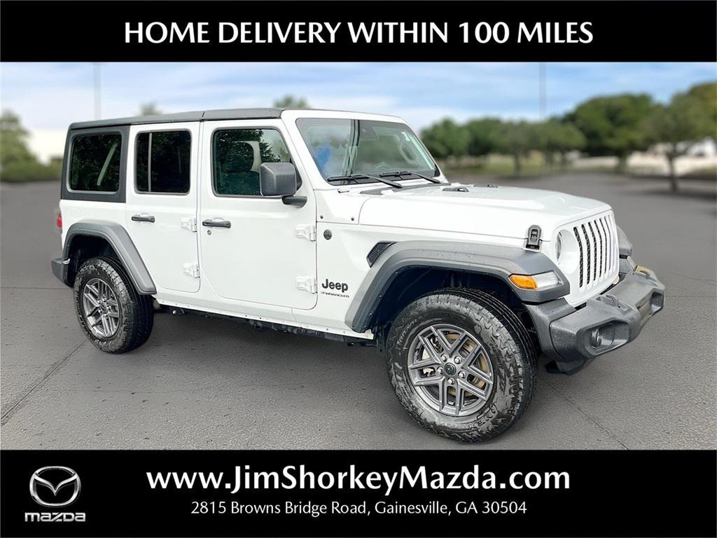used 2024 Jeep Wrangler car, priced at $33,992