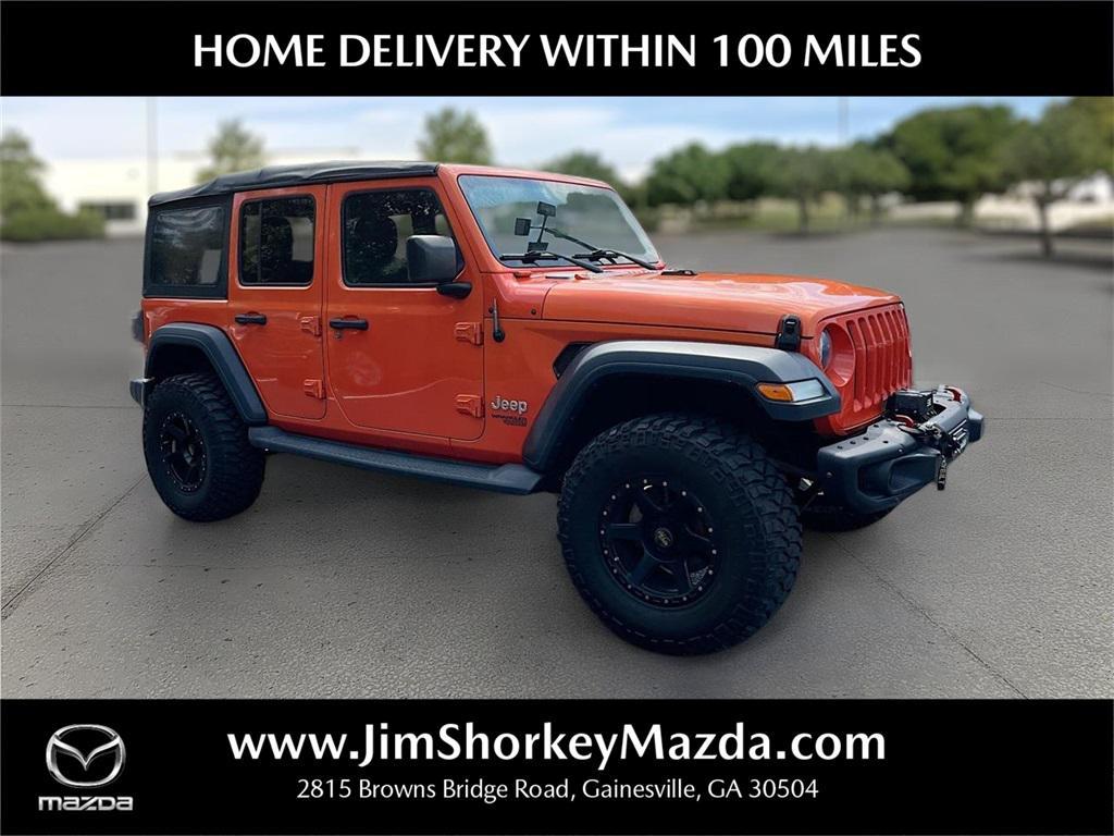 used 2018 Jeep Wrangler Unlimited car, priced at $26,854