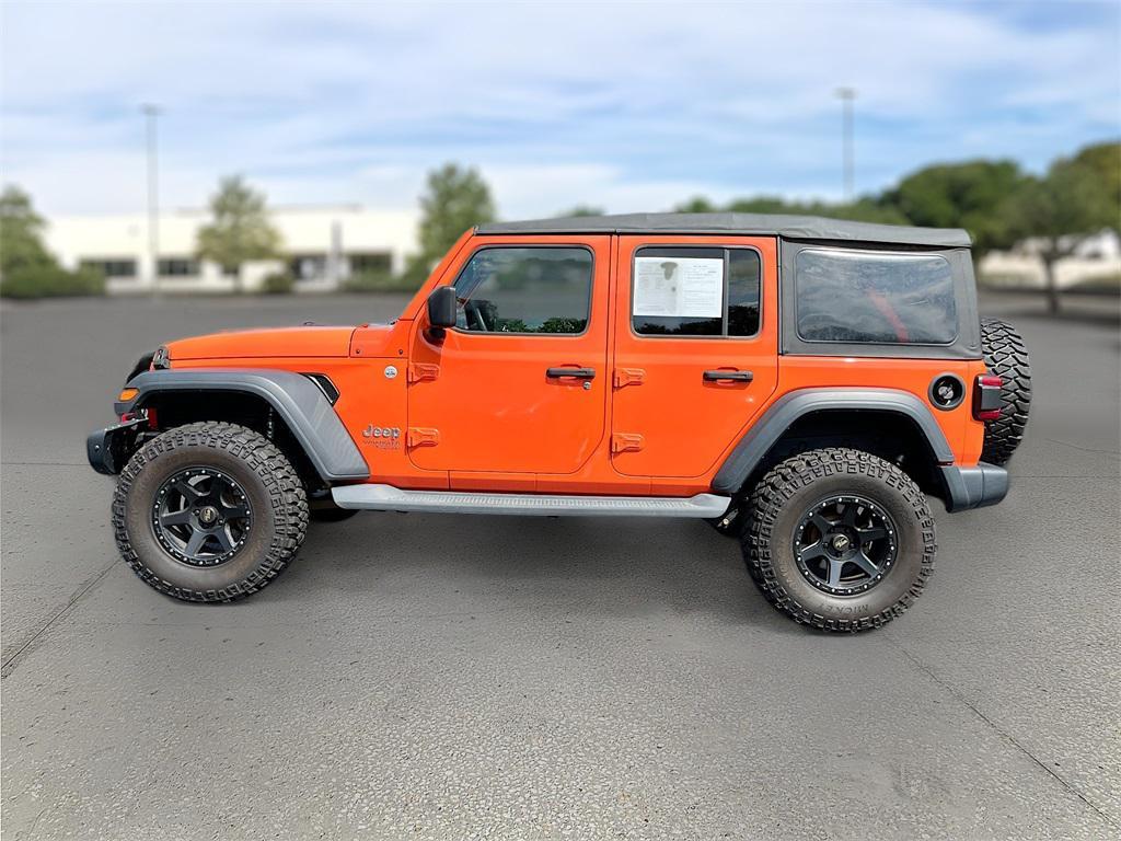used 2018 Jeep Wrangler Unlimited car, priced at $26,854