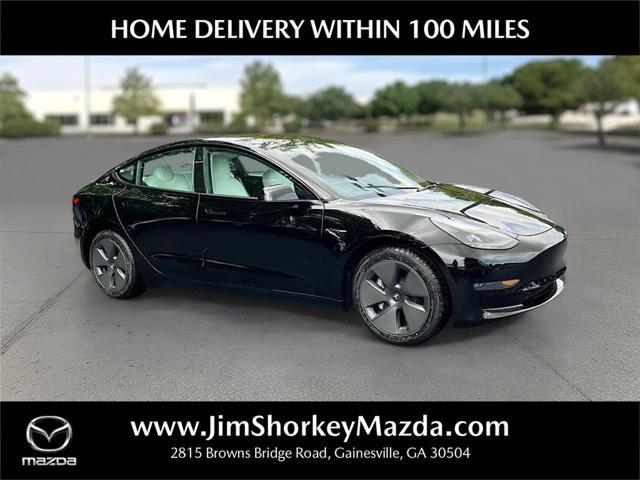 used 2022 Tesla Model 3 car, priced at $24,250