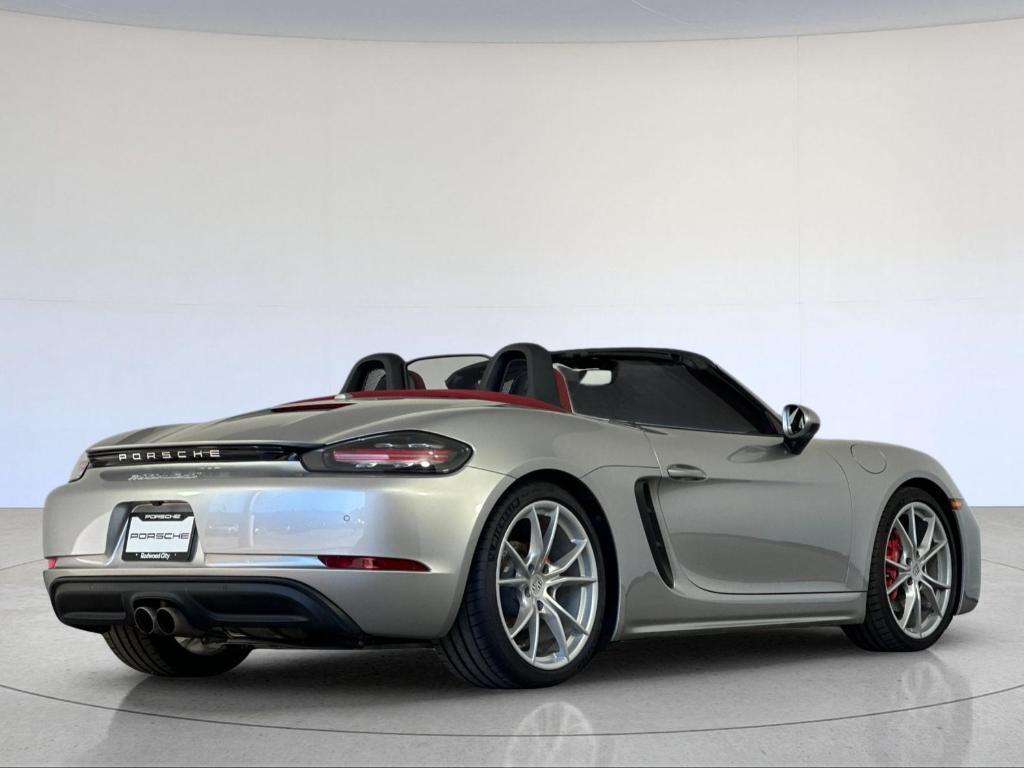 used 2023 Porsche 718 Boxster car, priced at $89,900