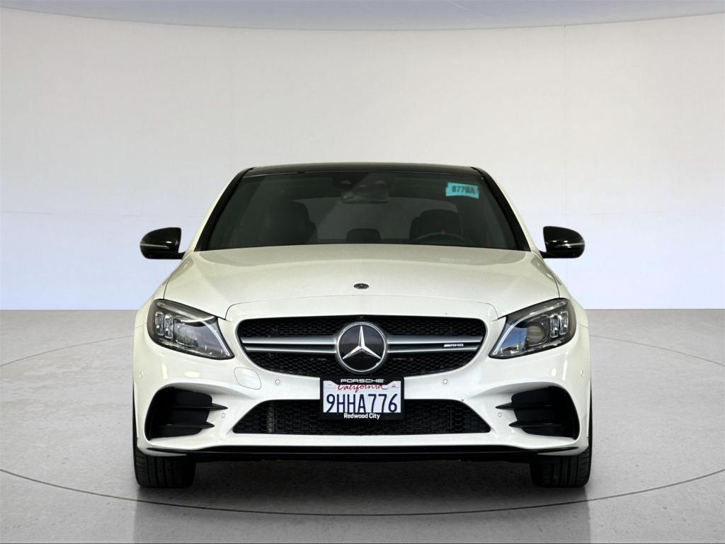 used 2021 Mercedes-Benz AMG C 43 car, priced at $41,995