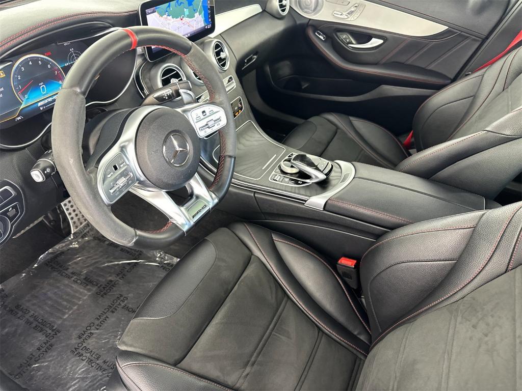 used 2021 Mercedes-Benz AMG C 43 car, priced at $41,995