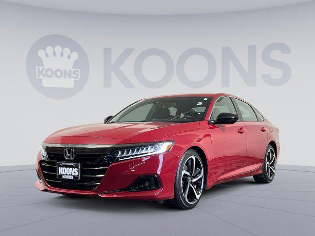 used 2021 Honda Accord car, priced at $21,500