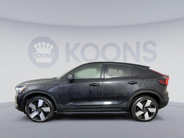 used 2023 Volvo C40 Recharge Pure Electric car, priced at $30,495