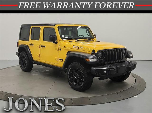 used 2021 Jeep Wrangler car, priced at $29,369