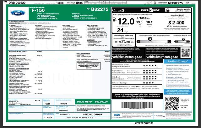 used 2022 Ford F-150 car, priced at $40,417